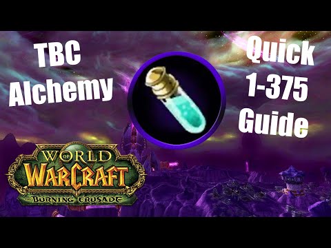 Complete Alchemy Leveling Guide for TBC Classic 1-375