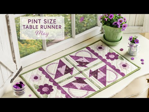 Pint Size Table Runner - May | a Shabby Fabrics Tutorial
