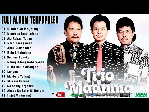 TRIO MADUMA FULL ALBUM TERPOPULER - LAGU BATAK NOSTALGIA POPULER PALING DICARI & ENAK DIDENGAR