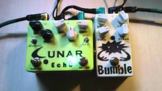 Video thumbnail for DMB Lunar Echo Delay & Bumble Bass Fuzz on Guitar - Demo by MrExcane