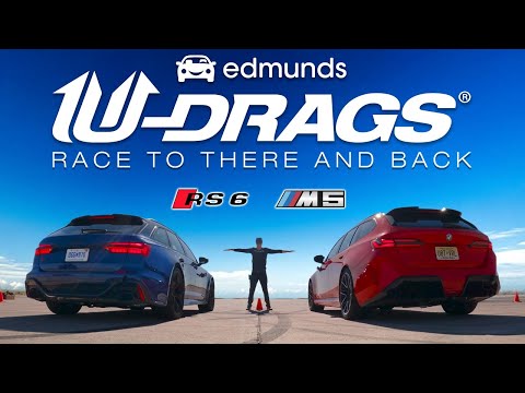 U-DRAG RACE: BMW M5 Touring vs. Audi RS 6 Avant Performance | Handling, Quarter Mile & More