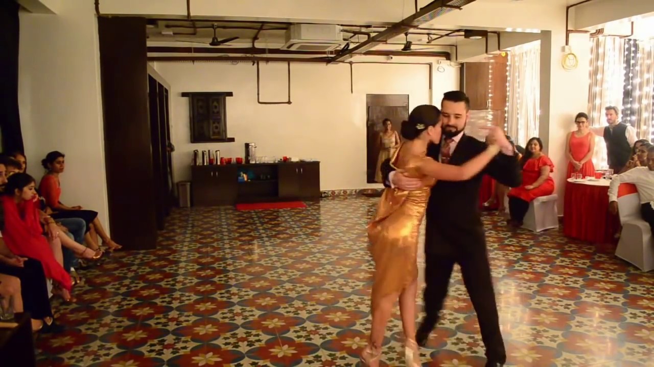 Javier Rodriguez and Fatima Vitale in India (1/4) - Bangalore Tango Academy 01.10.2016