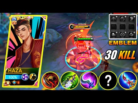 CHOU TOP 1 GLOBAL EMBLEM SET 2023 AND NEW BUILD | CHOU NEW META GAMEPLAY | Mobile Legends