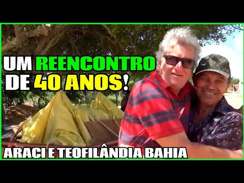 Reencontro dos primos após 40 anos! Resina - Araci - Bahia e em Teofilândia - Bahia!