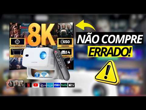 O FIM DO HY320? ???? Projetor Magcubic L018: Full HD, 8K e FOCO AUTOMÁTICO! ????