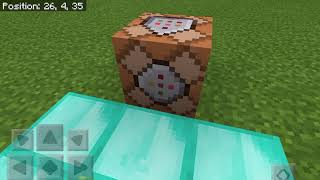 How to teleport using command blocks in MCPE