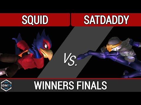 SDSU Biweekly 53 - Squid (Falco) vs. satdaddy (Sheik) - SSBM Winners Finals - Smash Melee