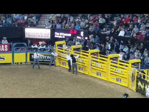 Tim O'Connell on C5 Rodeo's F13 Virgils PRCA Bareback Horse of the Year Award
