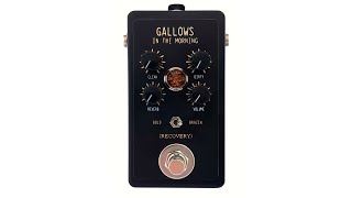 Video thumbnail for Recovery Effects Gallows in the Morning Overdrive / Distortion / Reverb Demo by recoverysounds