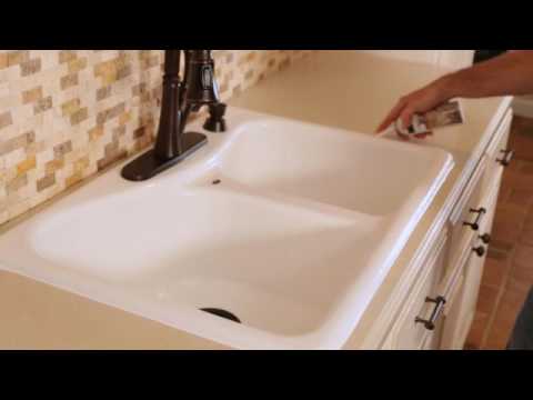 How to Caulk a Kitchen or Bath without a Caulking Gun