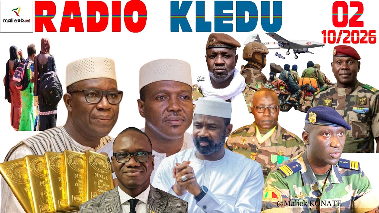 La Revue de Presse de la RADIO KLEDU du 02 Octobre 2026