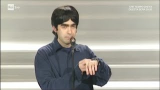 Le performance di Elio e le Storie Tese sul palco dell&#39;Ariston - Domenica In 14/01/2018