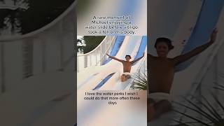 Download lagu A rare moment of Michael enjoying a water slide mp3
