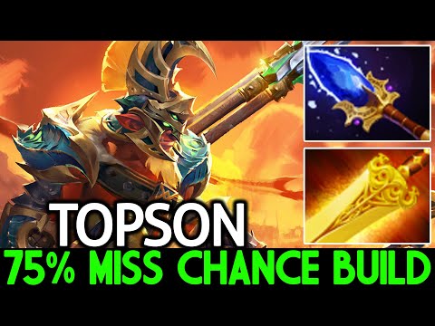 TOPSON [Troll Warlord] Last Pick Counter with 75% Miss Chance Build Dota 2