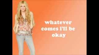 Hannah Montana/Miley Cyrus - Que Sera Lyrics