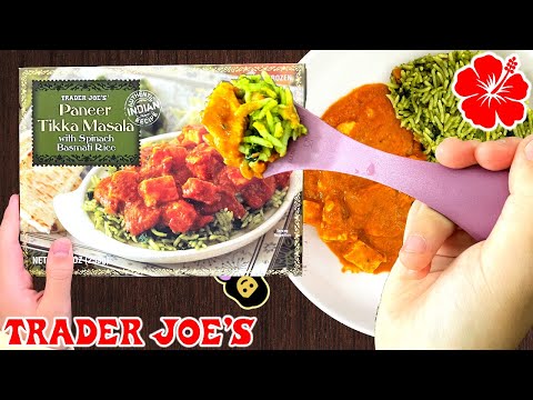 🇮🇳 Paneer Tikka Masala with Spinach Basmati Rice - Trader Joe’s Product Review