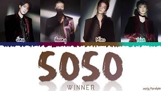 WINNER - 'SOSO' Lyrics [Color - YouTube