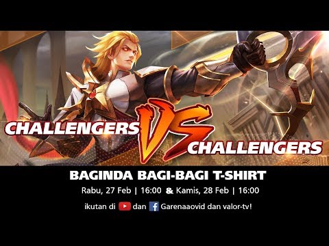 Baginda bagi-bagi Kaos lagi - GM Challenge AOV - Garena AOV (Arena of Valor)