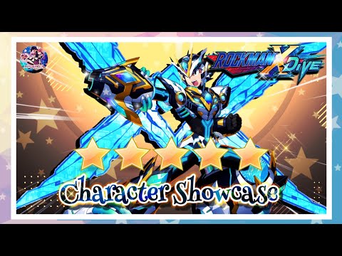 【ROCKMAN X DiVE】Next DiVE Armor X 5* Character Showcase - Gameplay
