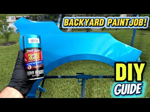 DIY Paint Job for Newbies to Painting (Duplicolor Spray Cans)