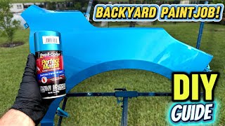 DIY Paint Job for Newbies to Painting (Duplicolor Spray Cans)