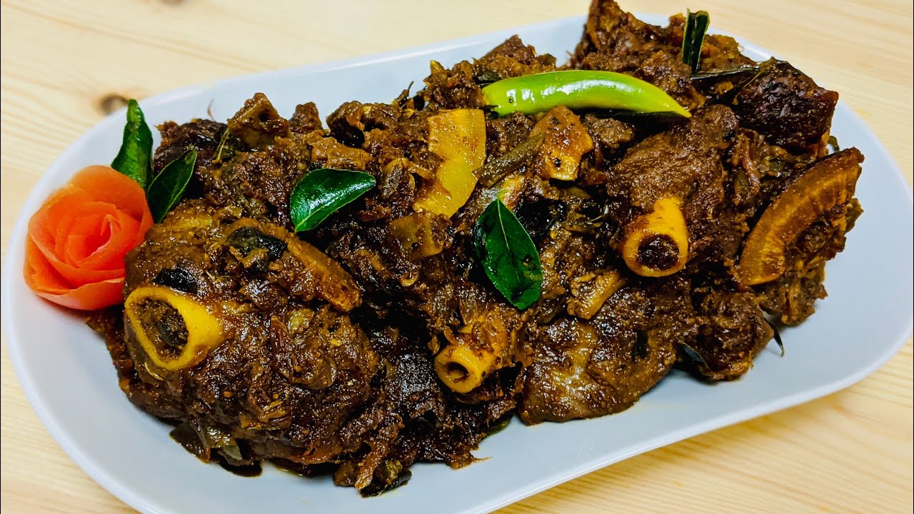 തനി നാടൻ മട്ടൻ വരട്ടിയത് || Kerala Style Mutton Roast Recipe || EID Special