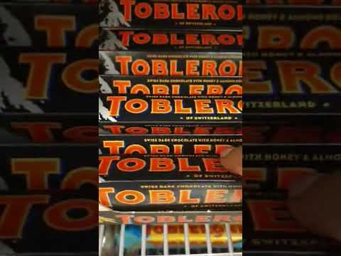 Swiss Toblerone black chocolate, Tasty healthy snack #short #toblerone #darkchocolate #trend