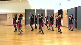 Happy Christmas（War is Over）- Line Dance - Jennifer Jou（2014）- Demo by NZ Monday Vivace