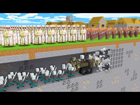 Villagers Vs Pillager Life - Minecraft Animation Movie