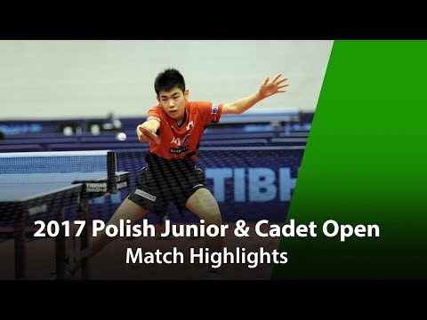 2017 Polish Junior & Cadet Open Highlights: Yo Yokotani vs Kazuki Hamada (1/2)