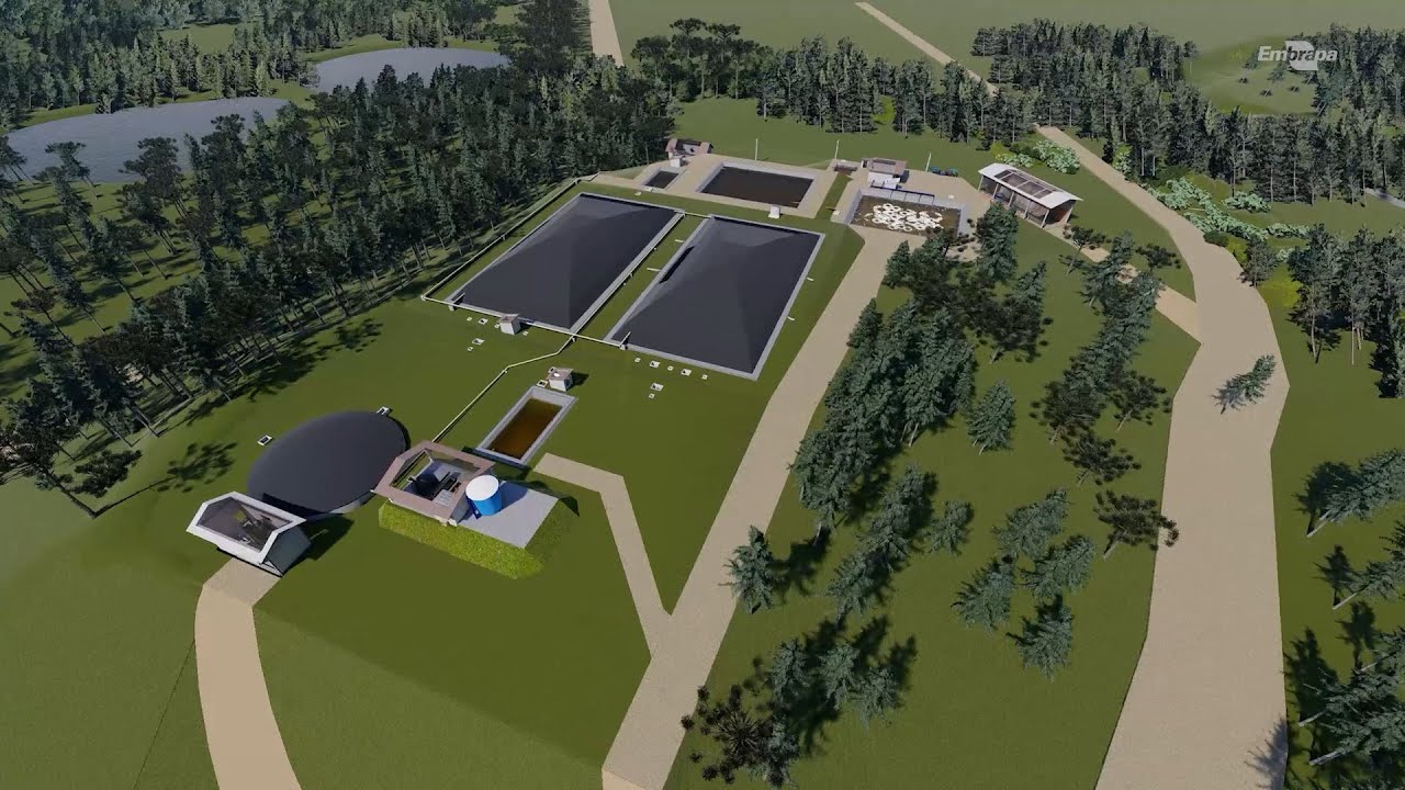 Sistema de Tratamento de Efluentes da Suinocultura - Sistrates (legendas em inglês)