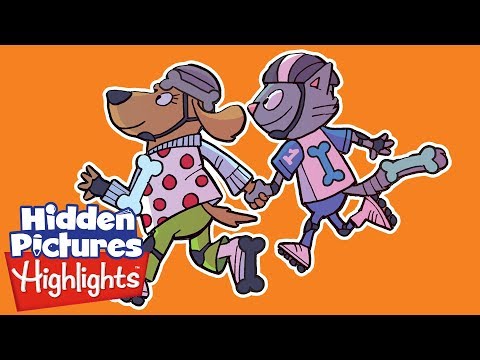 CATS AND DOGS - Hidden Pictures Puzzles