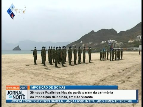 39 novos Fuzileiros Navais participaram da cerimónia de imposição de boinas, em São Vicente