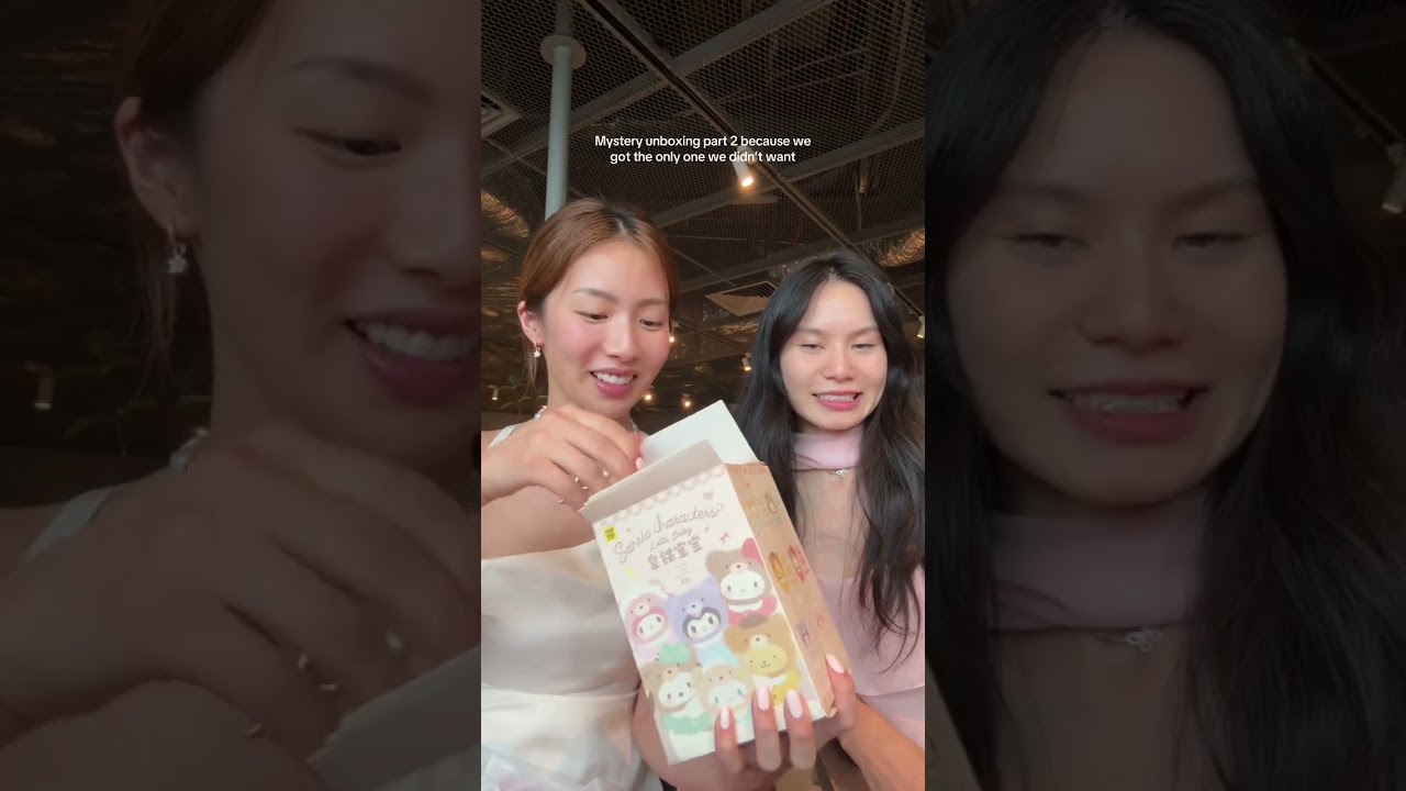 Redemption arc for our Sanrio latte baby draw 🙂‍↕️ #mysterybox #unboxing