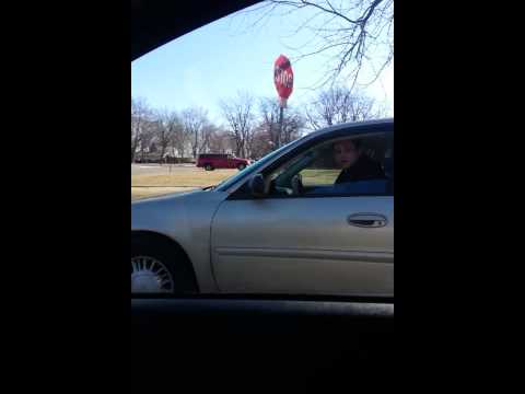Dumb huy gets road rage