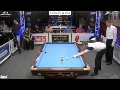 Stuttgart Open 2013, 16 Danilo Radunovic vs Marlin Köhler, 10-Ball, Pool-Billard, Cue Sports