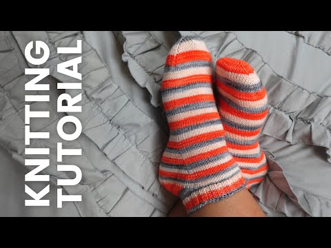 Two at a Time Toe Up Socks on Magic Loop [Full Tutorial!]
