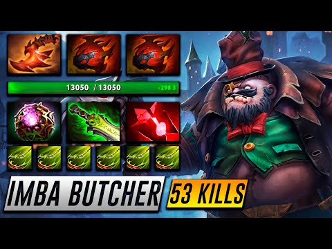 PUDGE 50 KILLS 13 000 HP BOSS - Dota 2 Pro Gameplay [Watch & Learn]
