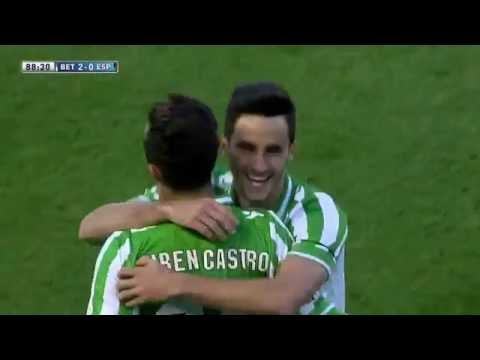 Goles de Rubén Castro en el Betis