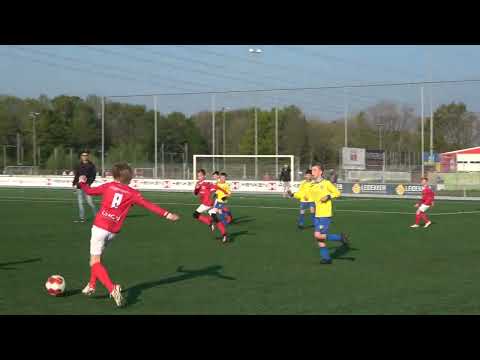 Eerste helft DOVO JO11-3 - VRC JO11-4 #jeugdvoetbal.