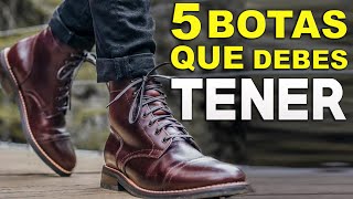 Las 5 Mejores Botas Para Hombre Que Debes Tener