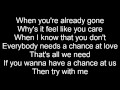 Nicole Scherzinger "Try With Me" LYRICS 