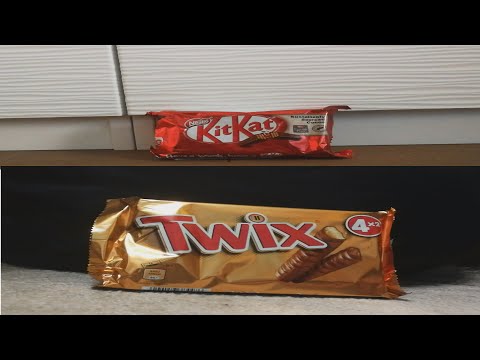 KitKat & Twix 4-pack Satisfying unboxing ASMR
