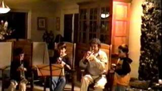 SILENT NIGHT - Josh, Noah, Daniel and Mickle serenading dear Mr. Wright