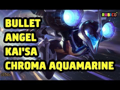 BULLET ANGEL KAI'SA AQUAMARINE SKIN SPOTLIGHT - LEAGUE OF LEGENDS