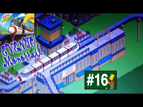 Los Simpson Springfield "Monorrail: Cap. 16 - Conseguir cinco Trozos de Vía" por Tony
