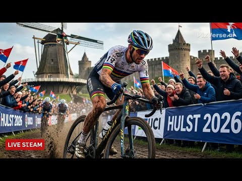 LIVE 🔴 ► UCI Cyclocross World Championships Hulst 2026 | Elite Men  - Full Race