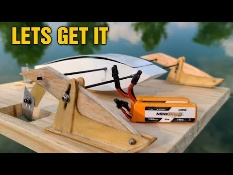 Micro Rc Outrigger With Adjustable Sponsons 2s & 3s Test & Tune - Fast Electric Rc Boat