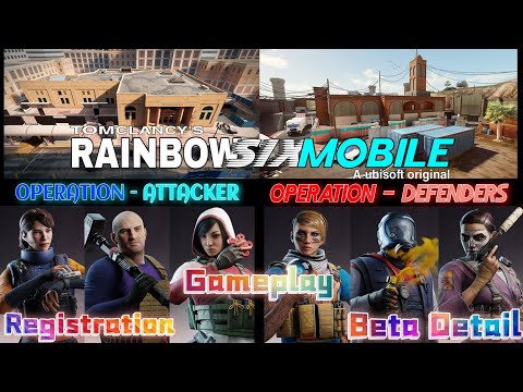 rainbow six mobile now available in android/trailer/leak gameplay/how to register/beta release date