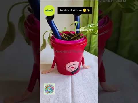 When life turns you upside down, grow some greens ✨ #trashtotreasure